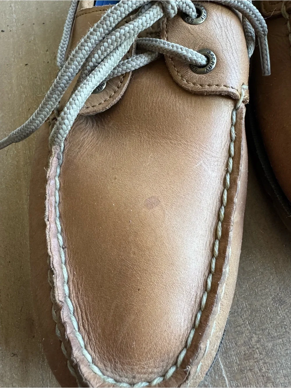 Sperry Men’s Brown Leather 2-Eye Boat Shoes